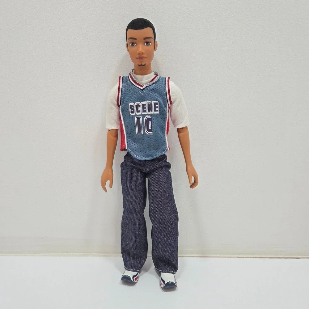 VTG 2003 Barbie My Scene SUTTON Doll Mattel #B6693 Pants Shoes Shirt Jersey
